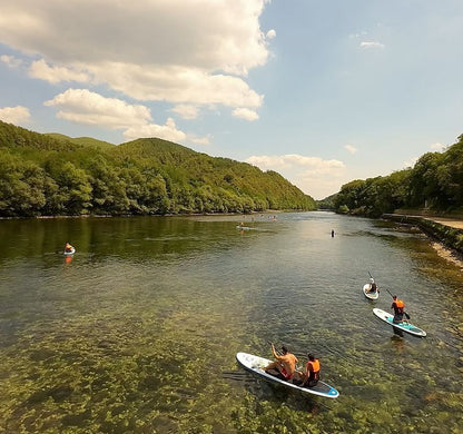SUP and Kayaks on the Drina